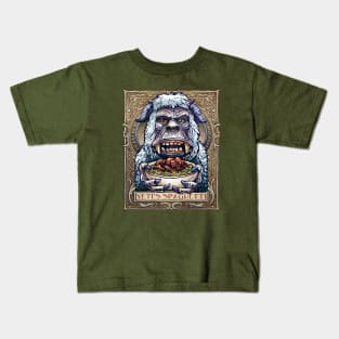 Yeti's Spaghetti Kids T-Shirt